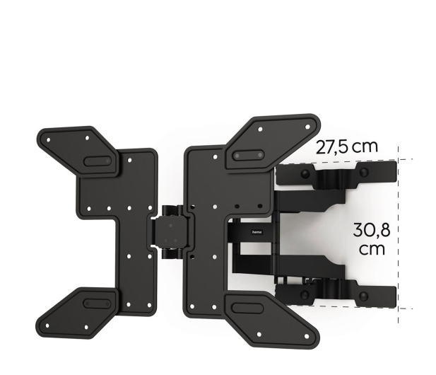 Hama Uchwyt do TV OLED PŁASKI VESA 600x400 FULmotion 90" - 1516975 - zdjęcie 4